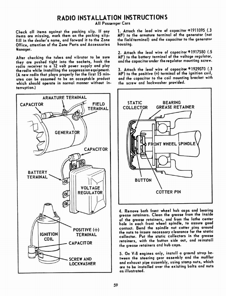 1955 Chevrolet Accessories Manual Page 4